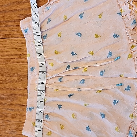 Anthropologie Peach Floral Shorts - Picture 8 of 14